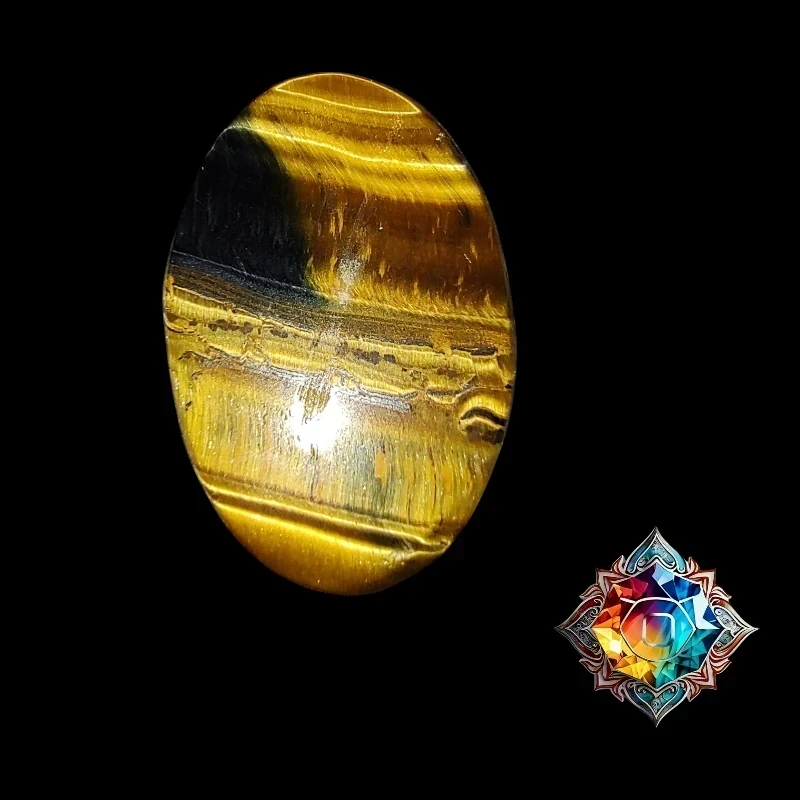 Ojo de tigre cabujon pulido espejo 