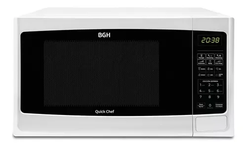 Microondas BGH Digital B120DB9 Blanco 20Lts. 3