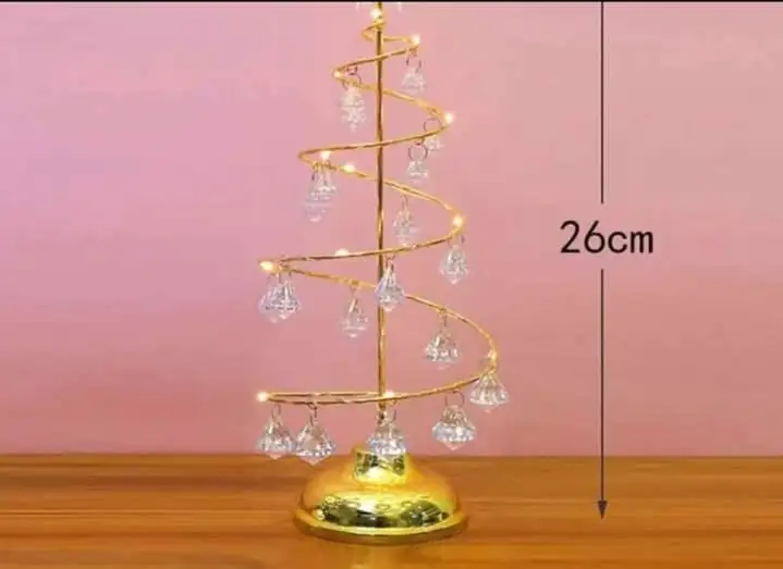 Arbol de diamantes con luz led 2