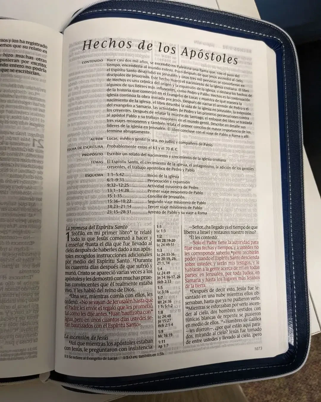 Biblia NTV azul ultrafina referencias indice letra grande 3