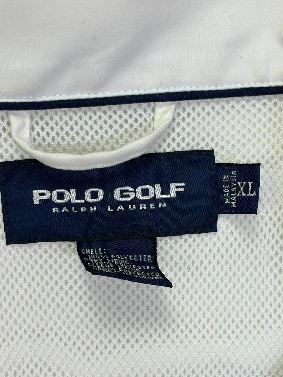 Polo Golf Ralph Lauren Quarter-Zip Windbreaker Blanco (XL) 5
