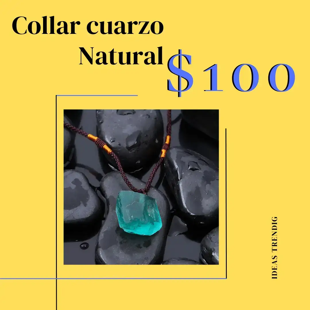 Collar de cuarzo natural