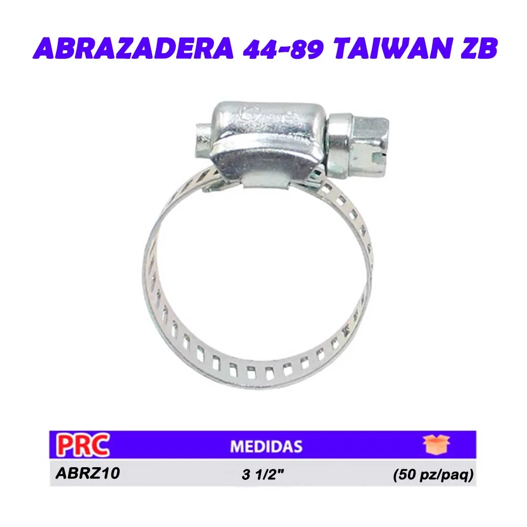 ABRAZADERA 44-89 TAIWAN ZB 3 1/2"