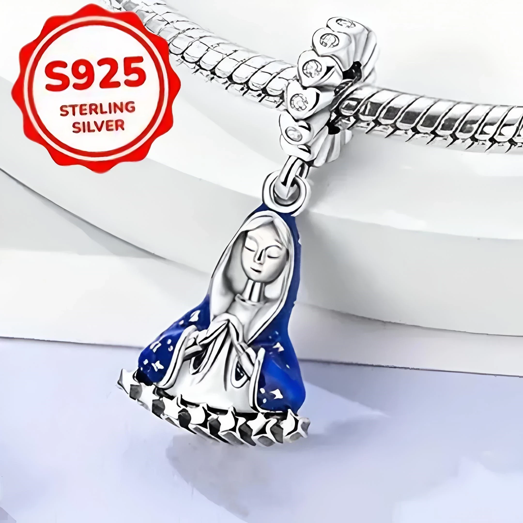 COLGANTE DE VIRGEN PLATA