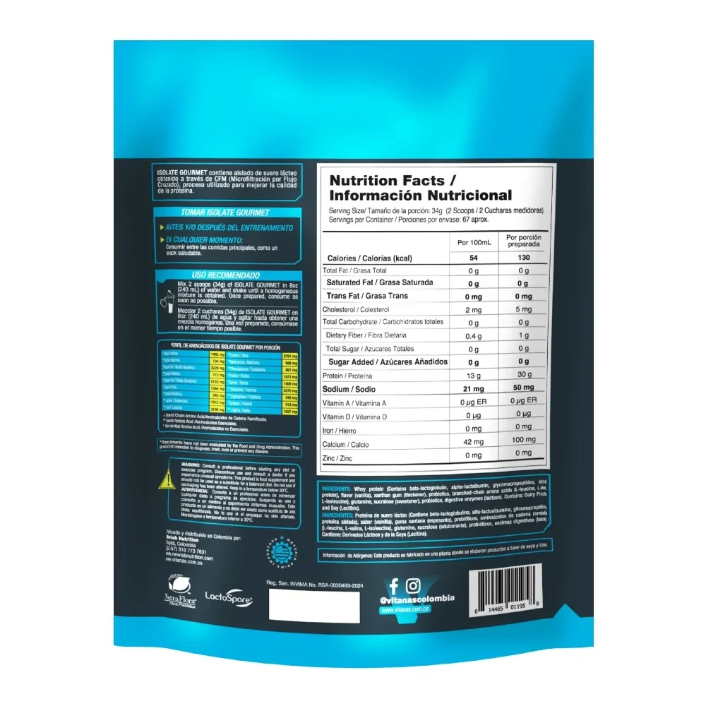 ISOLATE GOURMET 5 LIBRAS 2
