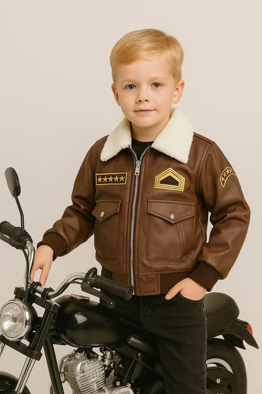Chaqueta piloto niños unisex 4