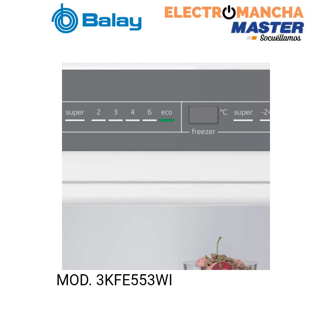 FRIGO COMBI BALAY 3KFE553WI 1,86*60 NF BLANCO CLASE EN 3