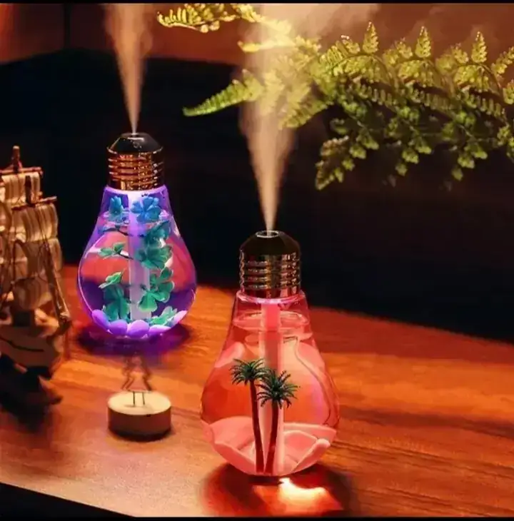 Mini humidificador bombilla 400 ml