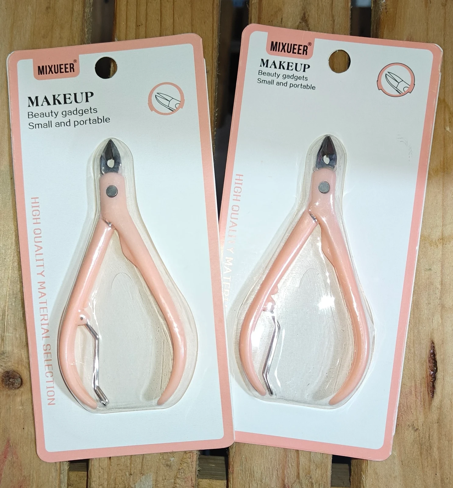 Corta cutículas rosa