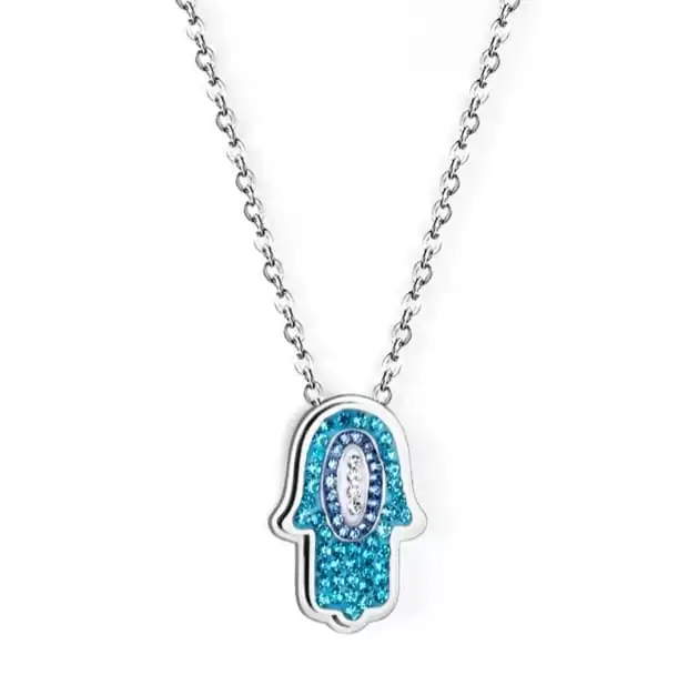 Cadena con dije de manita LT9771