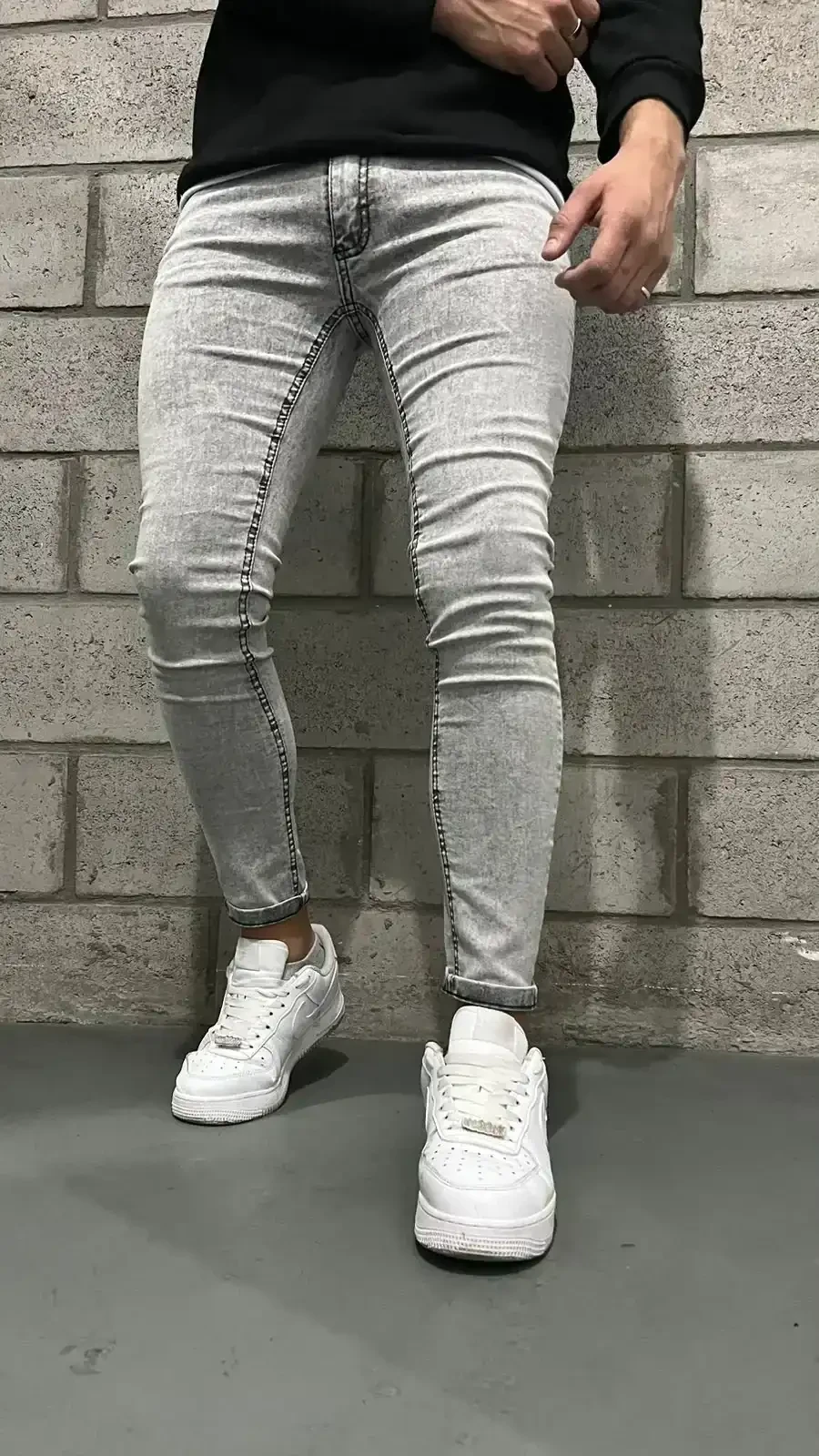 JEANS MAIVER GRIS