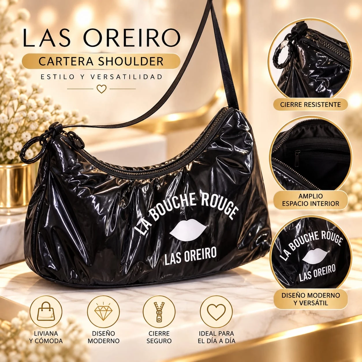 CARTERA SHOULDER LAS OREIRO