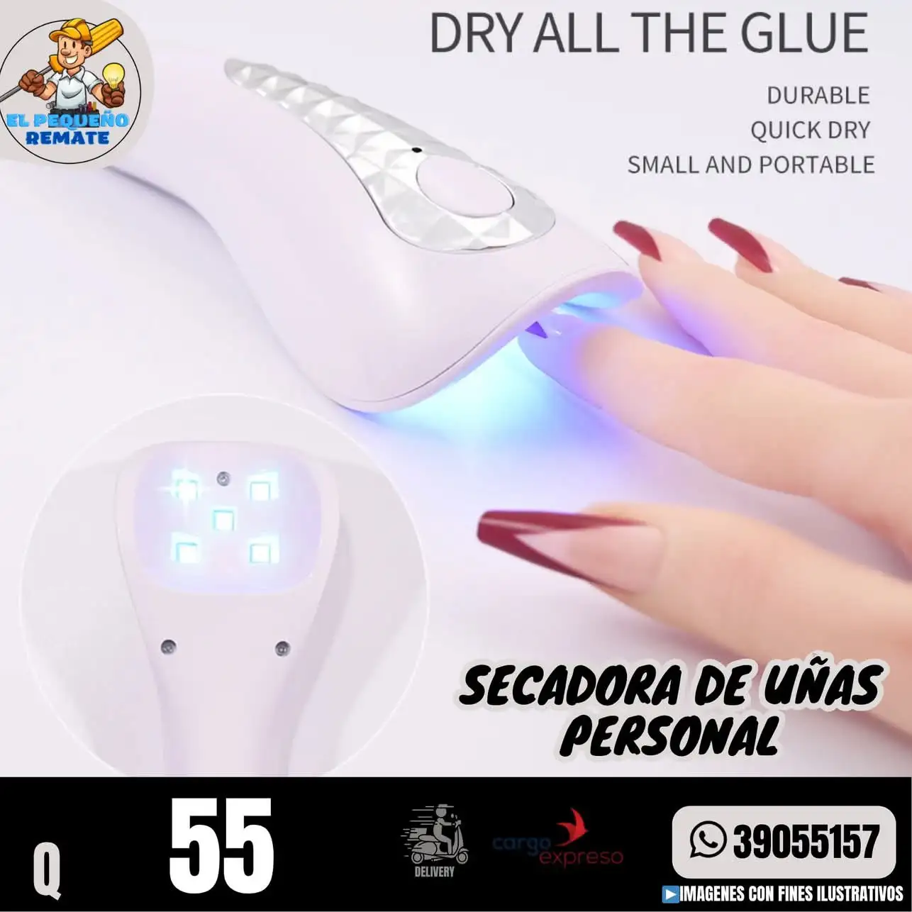 SECADORA DE UÑAS PERSONAL 3