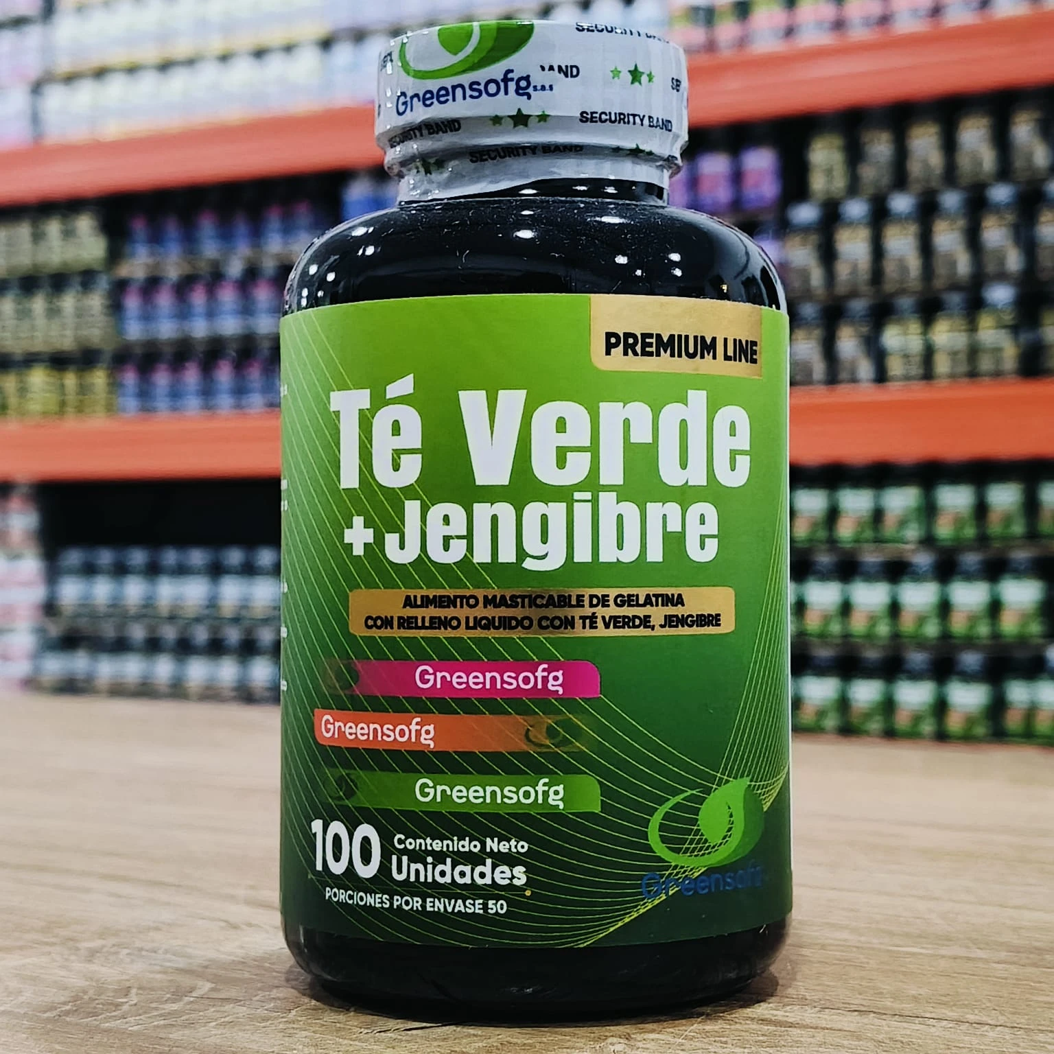 Te verde + jengibre 
