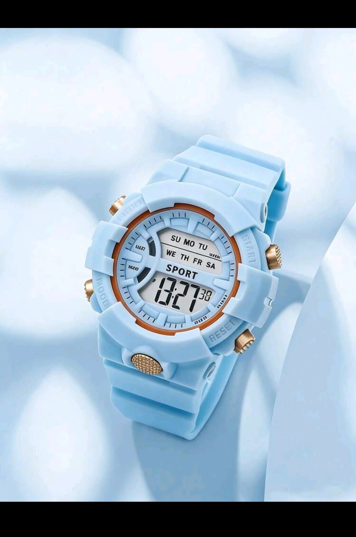 Reloj Digital Deportivo para Dama - Reloj de Pulsera Casual con Retroiluminación LED, Alarma y Calendario (Modelo 1762)