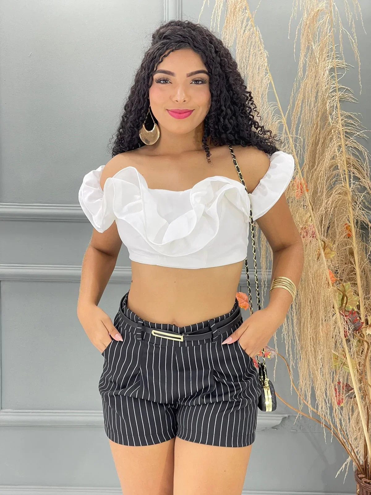 CROPPED BABADO DE LUXO  2