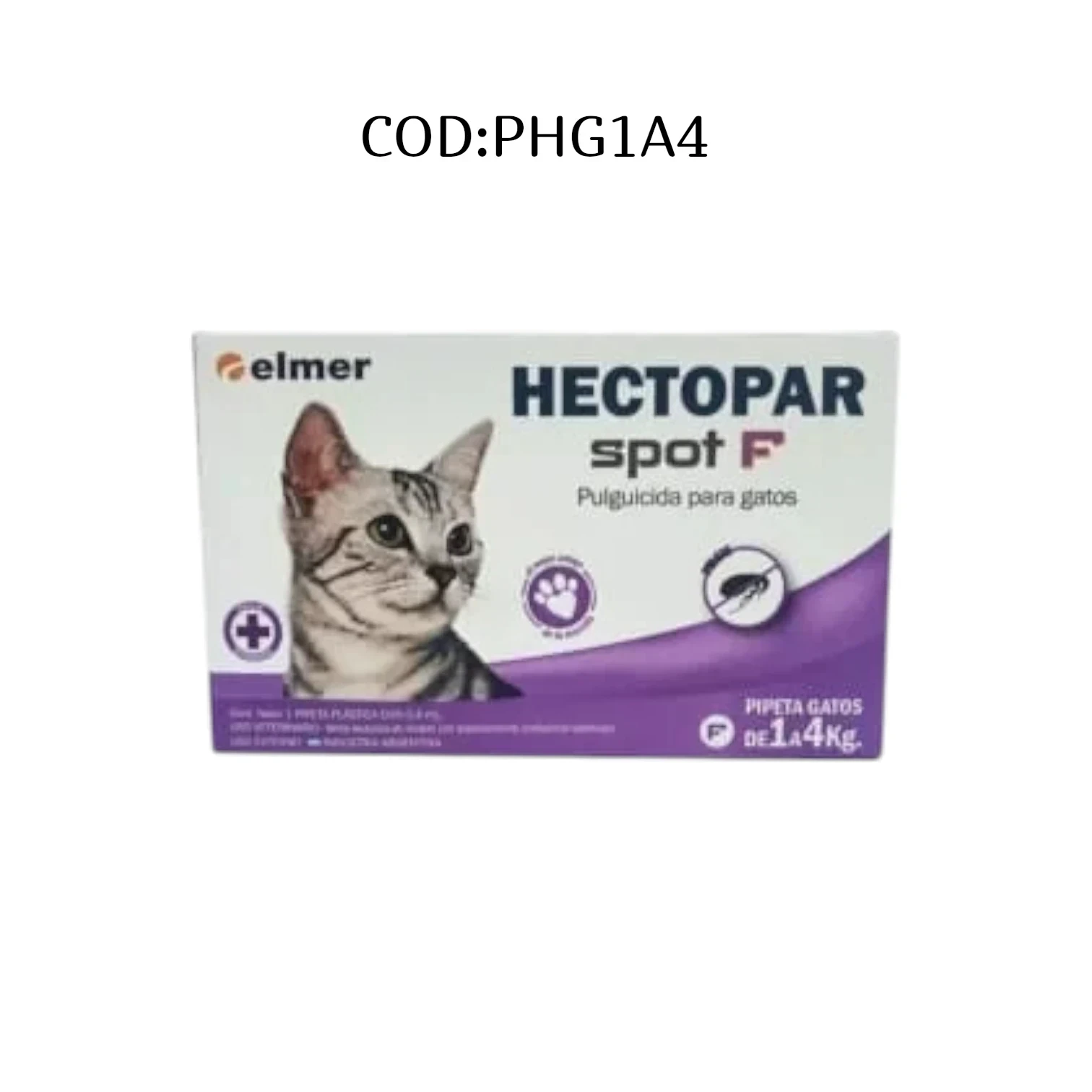 Pipetas hectopar gato 1 a 4 kg