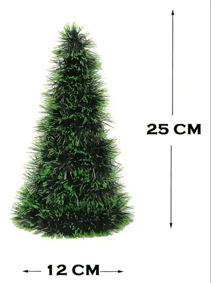 Arbol/pino navideño cono 25cm 2