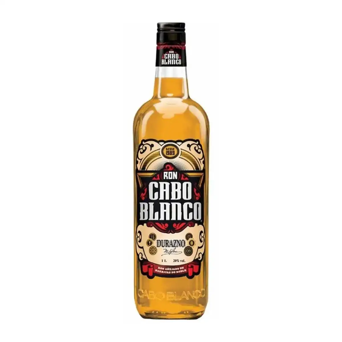 RON CABO BLANCO DURAZNO 1 L