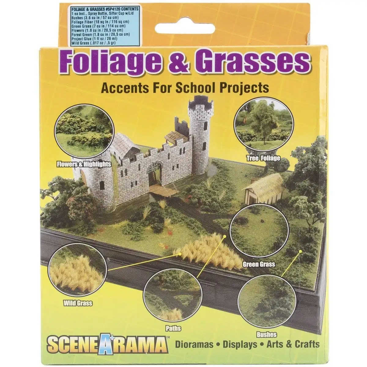 Woodland Scenics Follaje y Pastos Diorama Kit