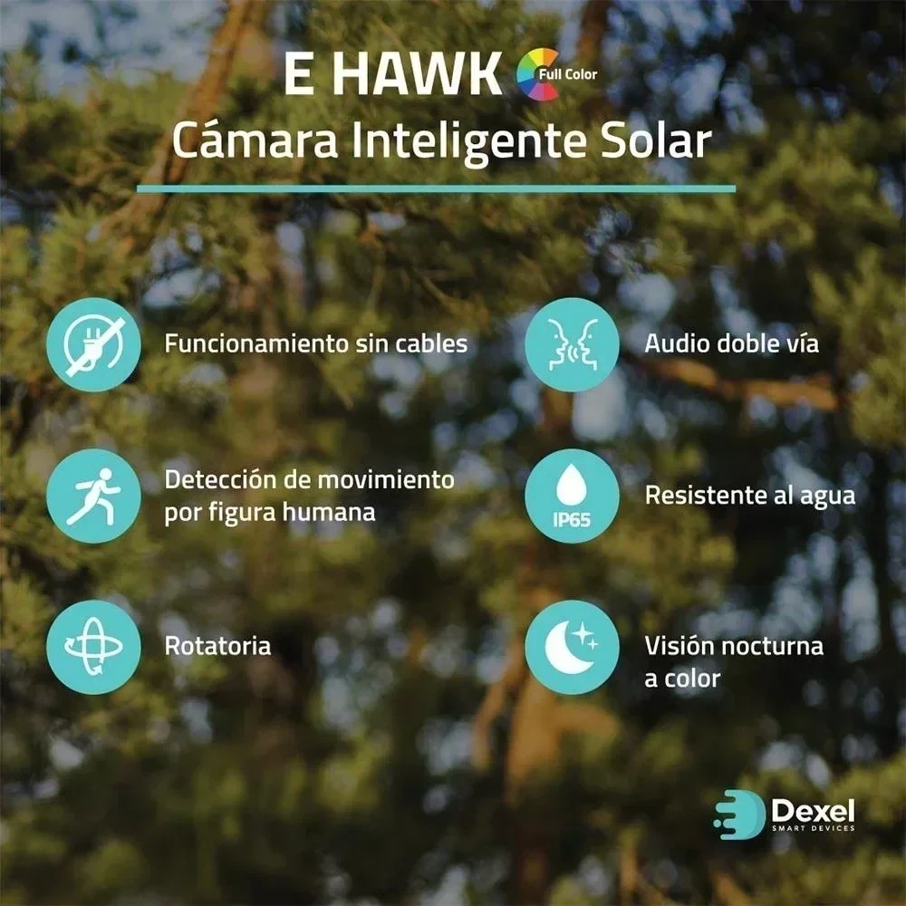 CAMARA SMART WIFI SOLAR HAWK 3