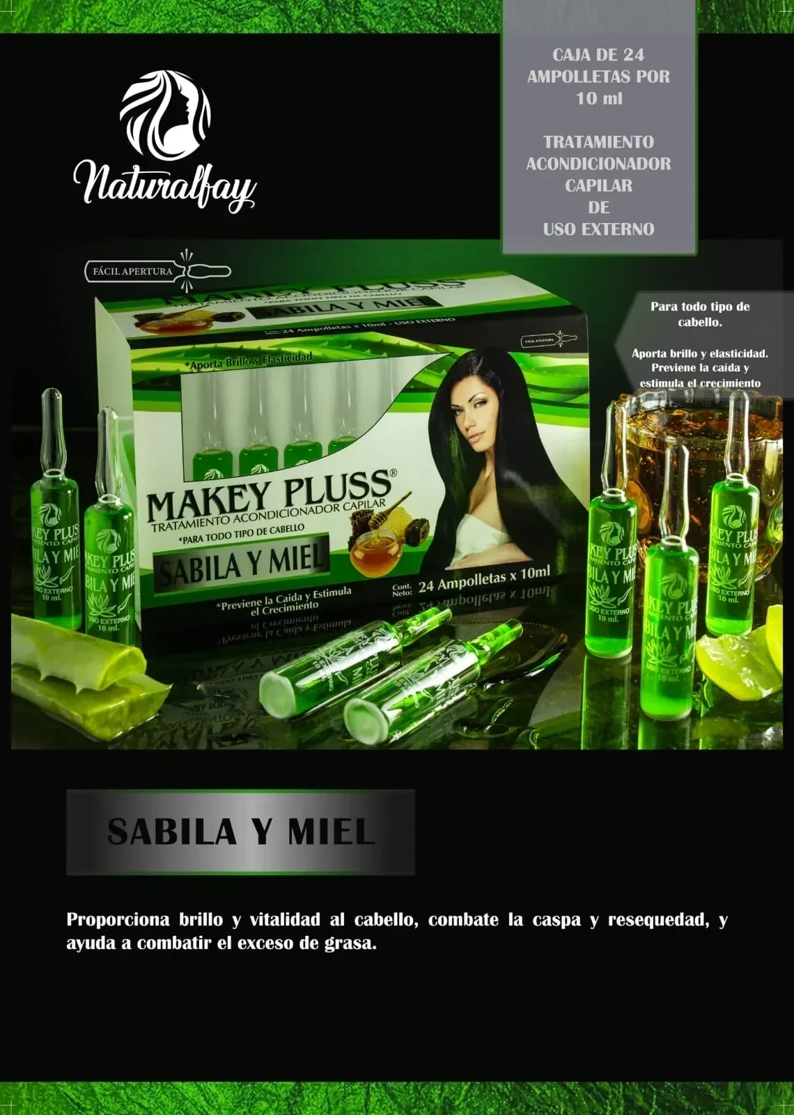 makey pluss ampolleta sabila & miel
