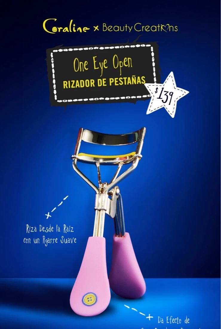 Rizador de pestañas Coraline xbeauty creations