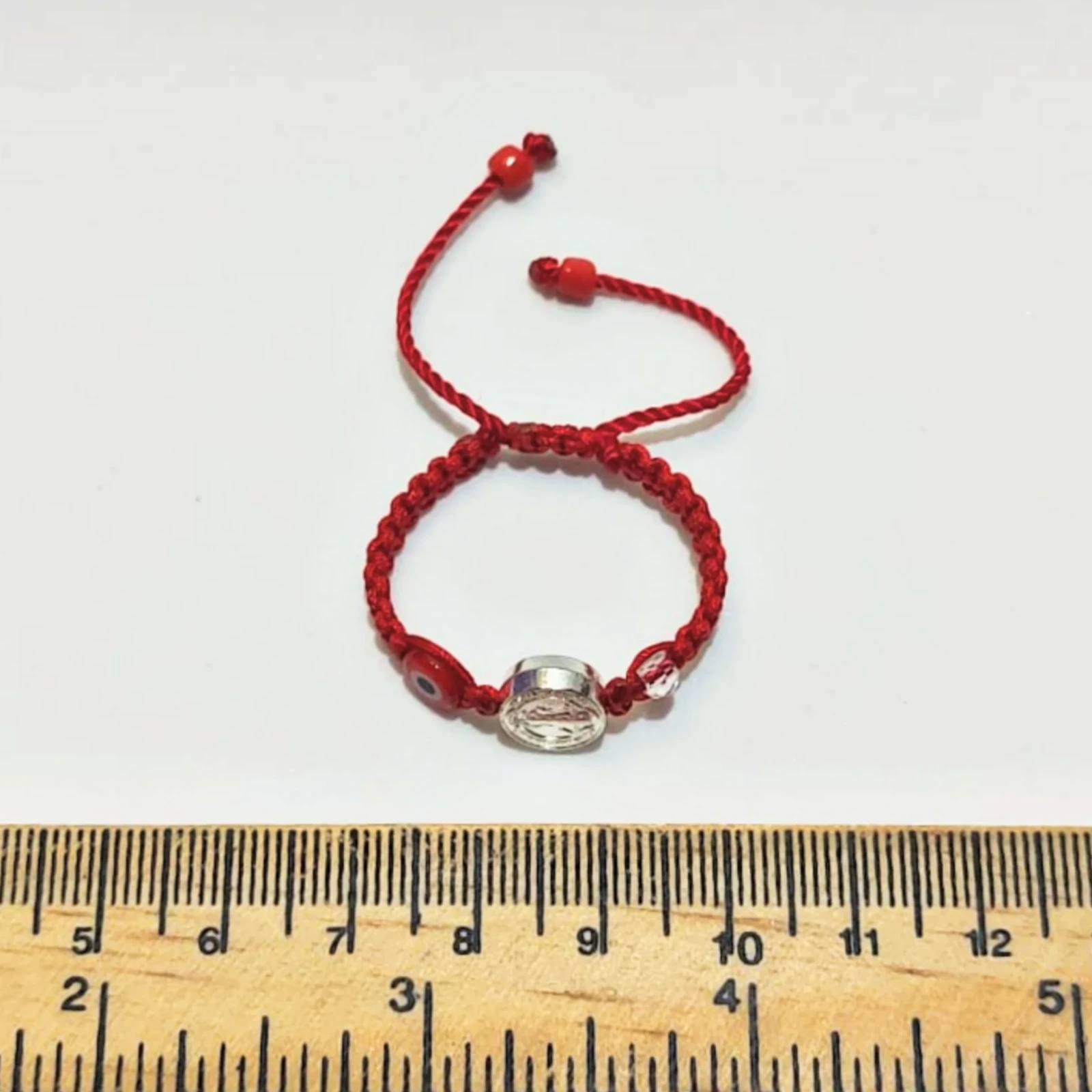 Pulsera Roja para Bebé de Ojo Turco y San Benito  2