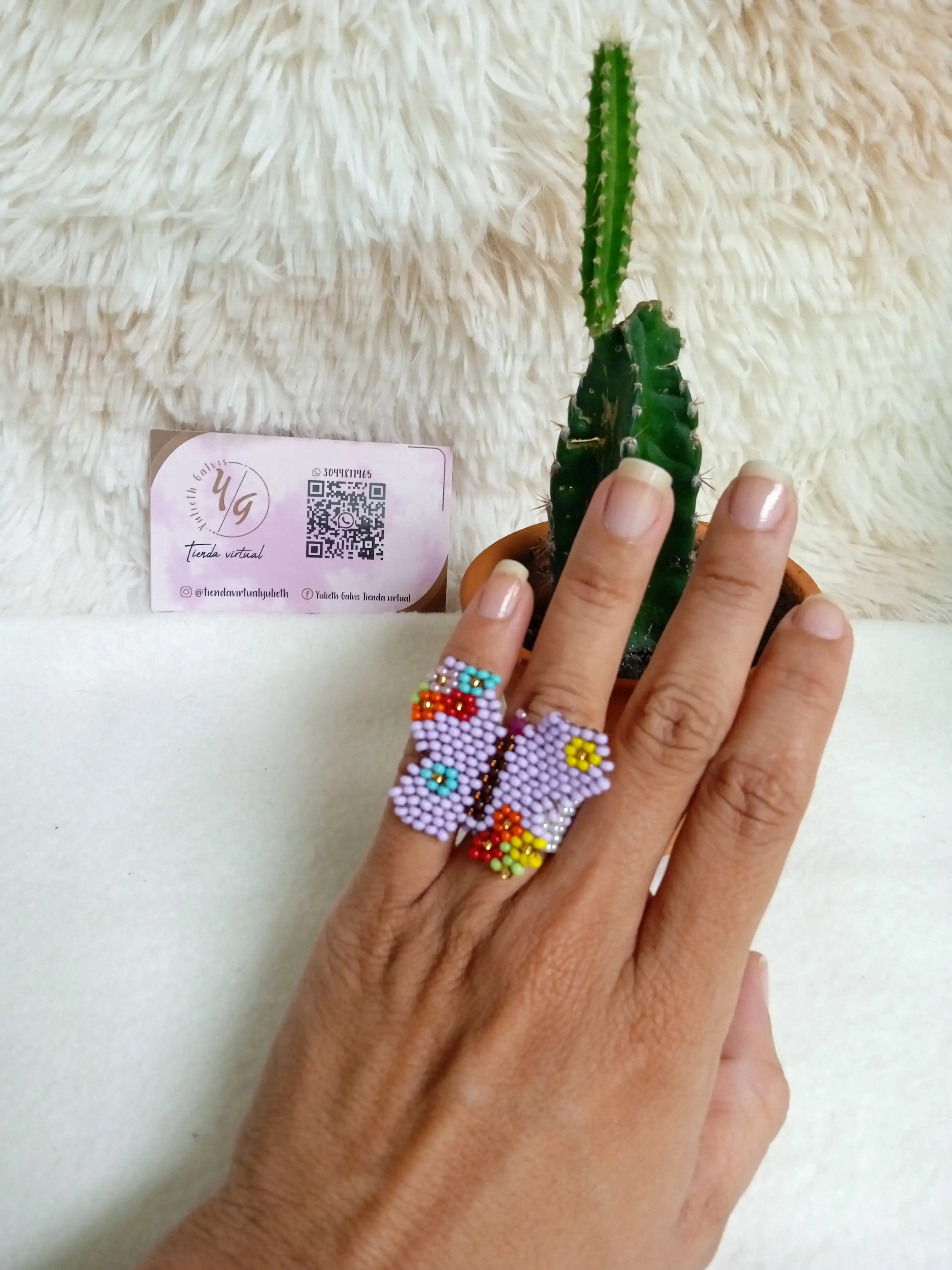 Anillo Mariposa 3D