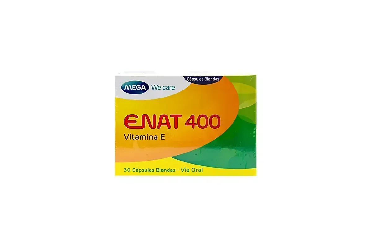 ENAT VITAMINA E 400 UI X 30 CAPS