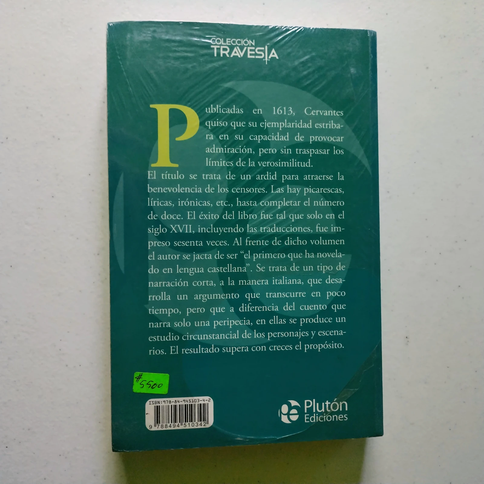 Novelas ejemplares, Miguel de Cervantes, nuevo 2