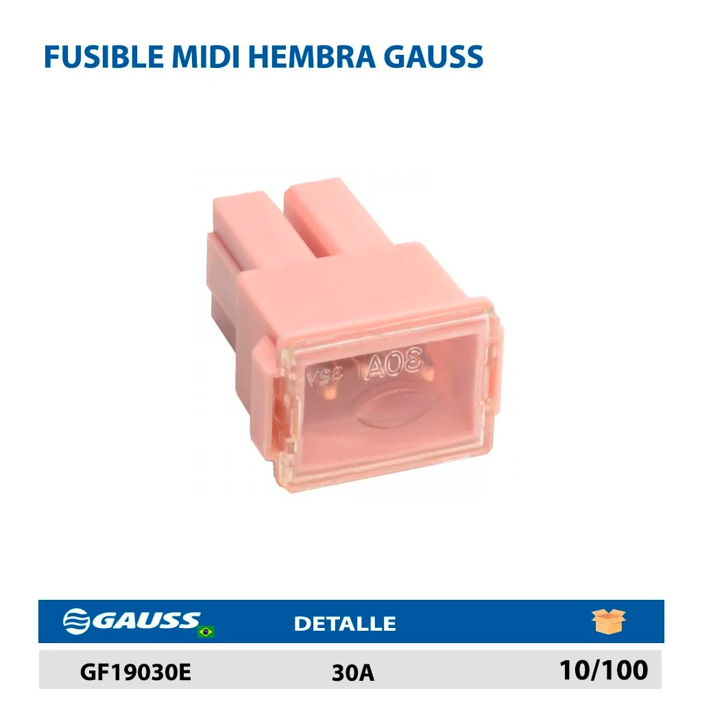FUSIBLE MIDI HEMBRA GAUSS 30A