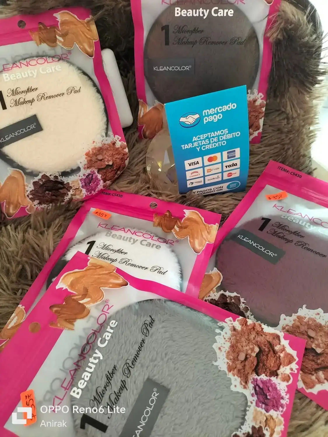 Almuadilla removedora de maquillaje kleancolor 