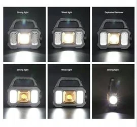 LAMPARA SOLAR DE CAMPING CON 16LEDS 1800 LÚMENES 3