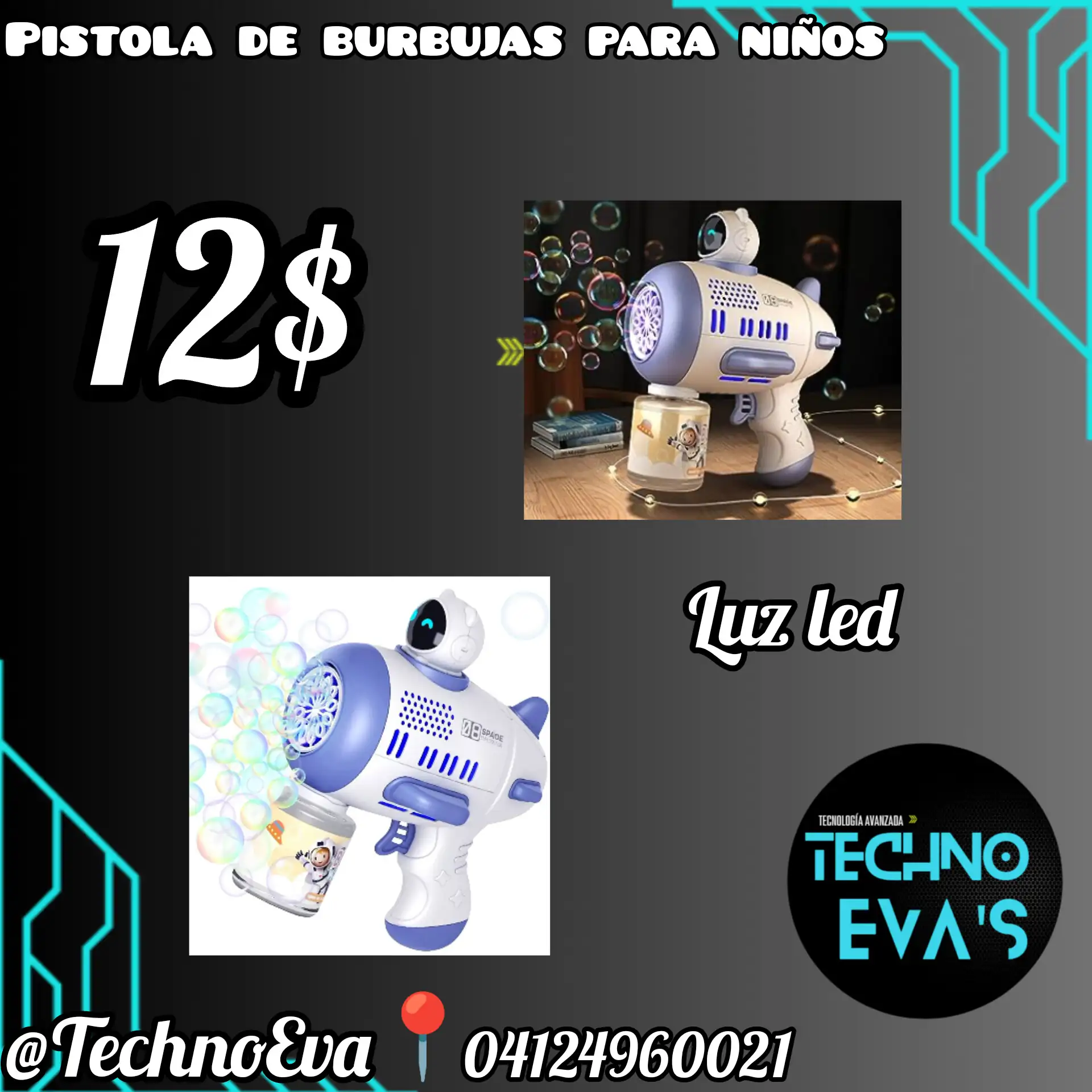 PISTOLA DE BURBUJAS 🫧🫧