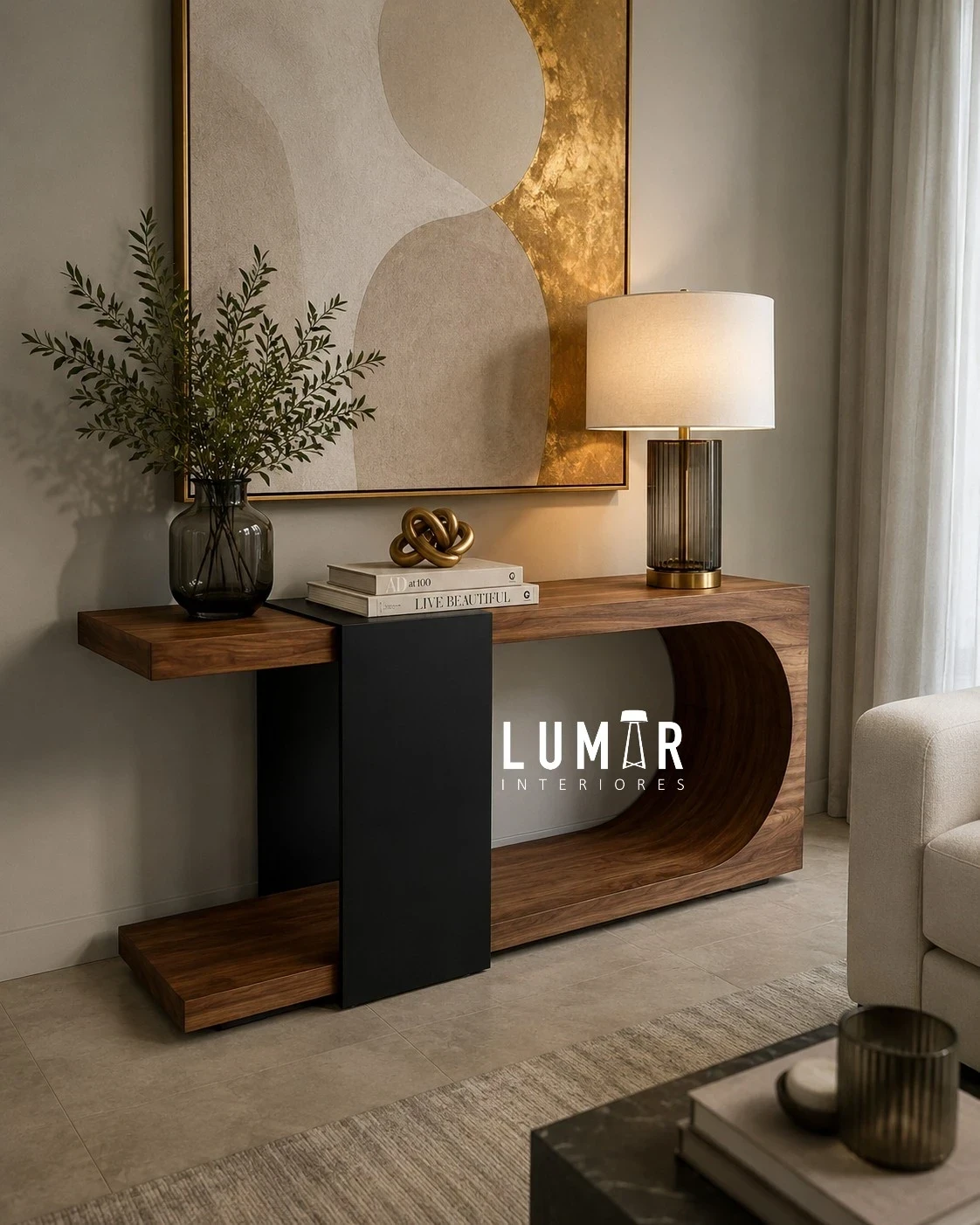 Credenza BRUSELAS Parota Black Grande 3