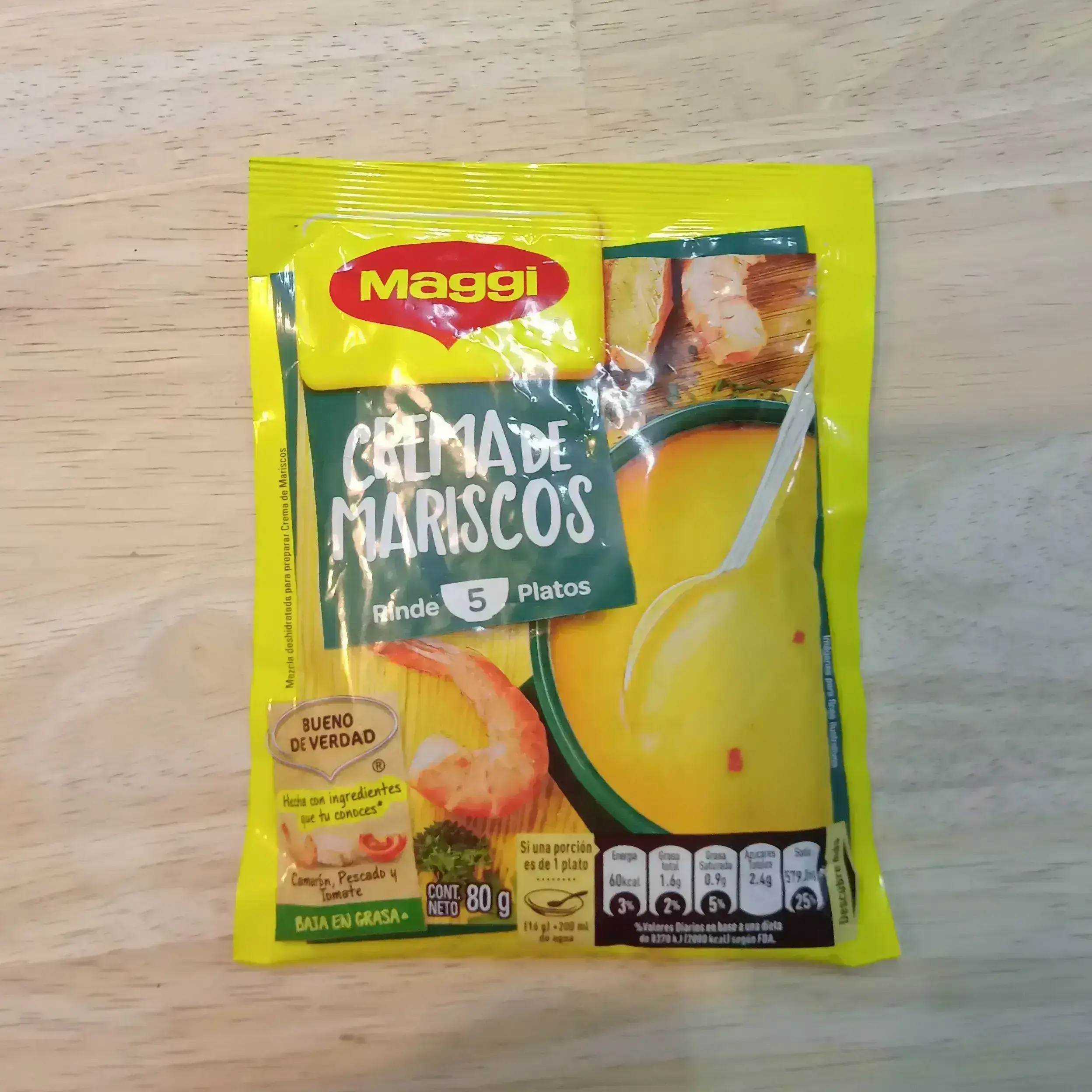 Maggi crema de mariscos 80 g