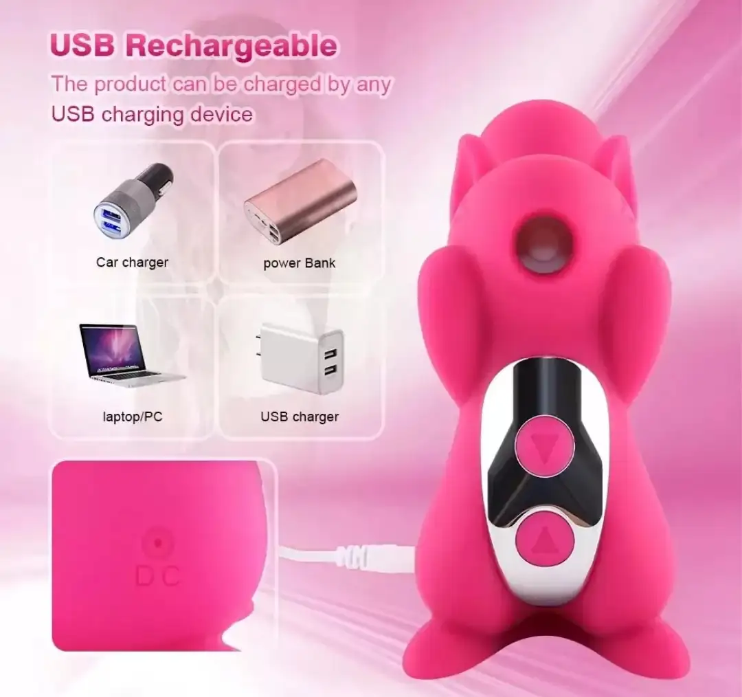 Ardilla succionadora recargable  4