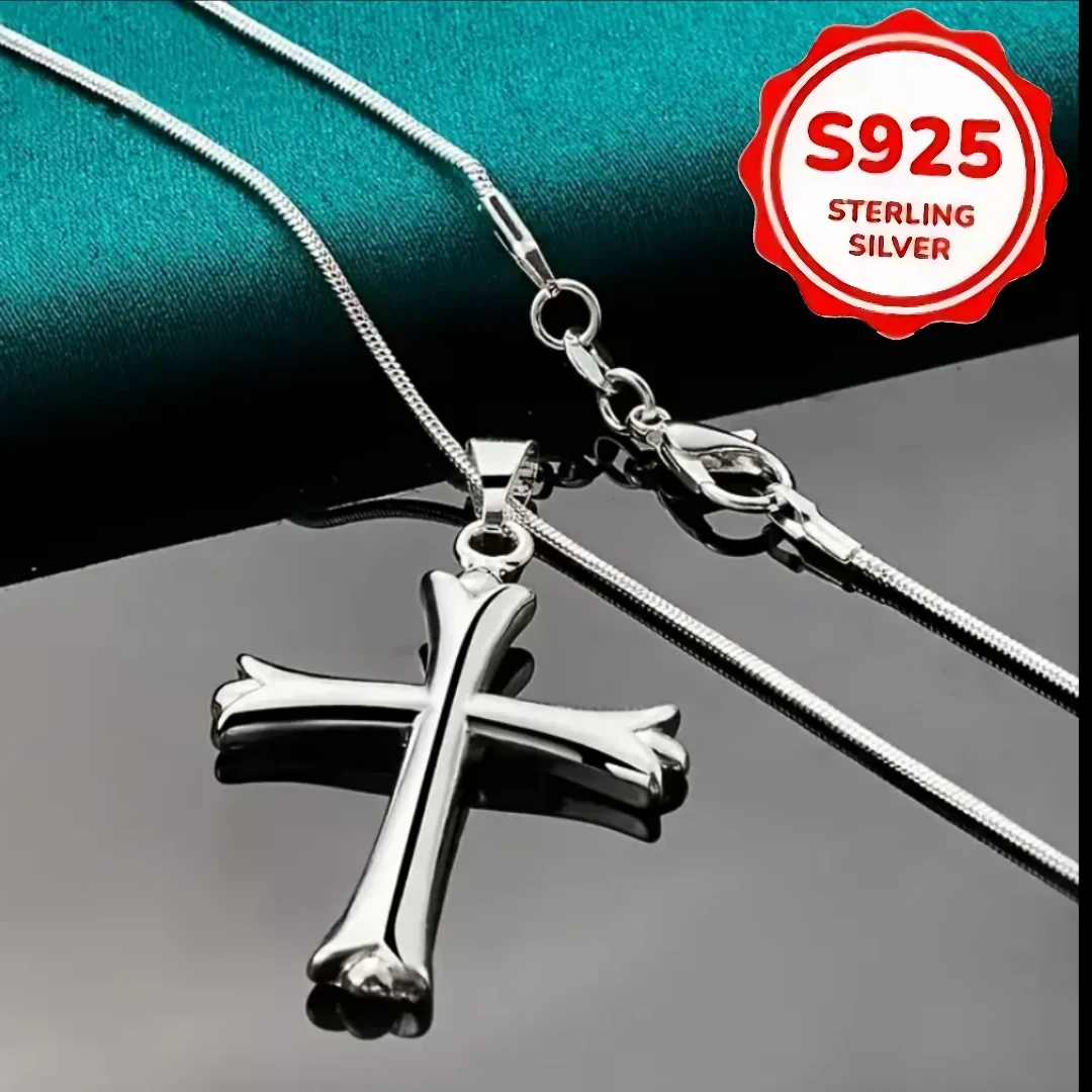 CADENA DE PLATA CON CRUZ