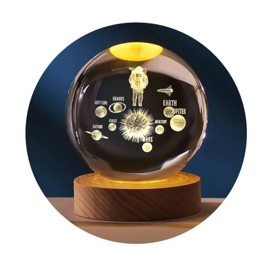 Lampara Esfera de Cristal 6/8CM 4