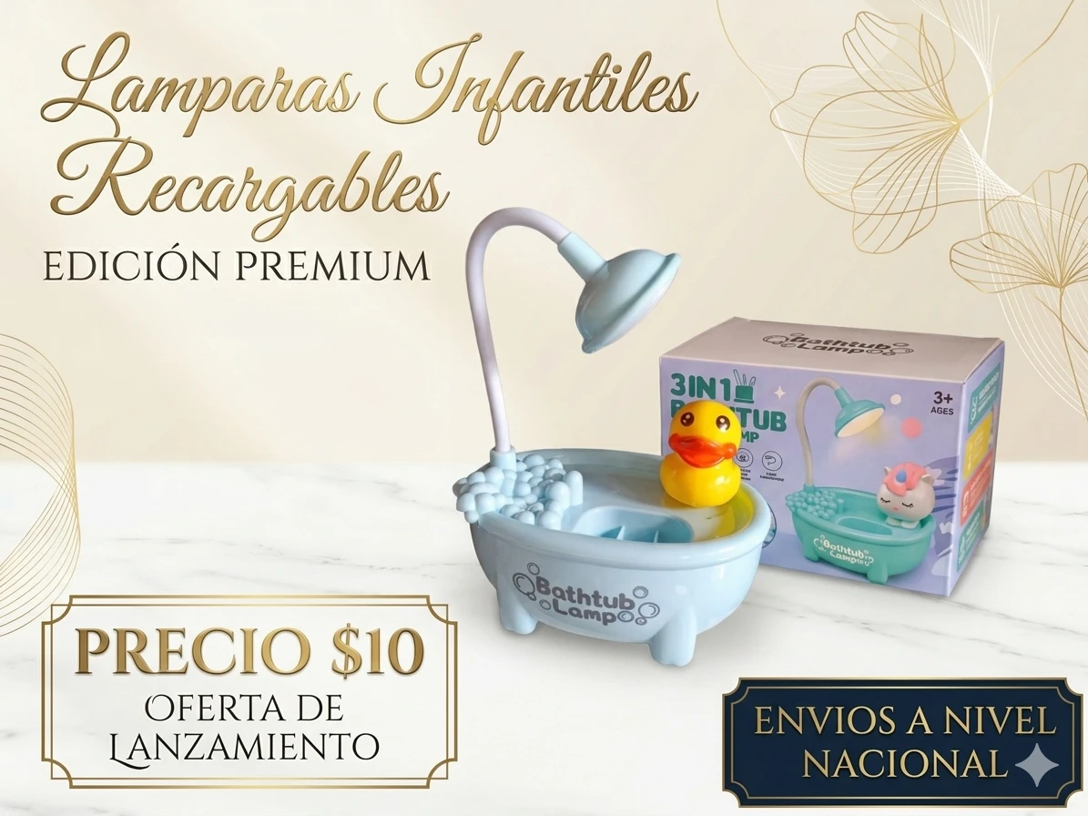 Lámpara recargable para mesita