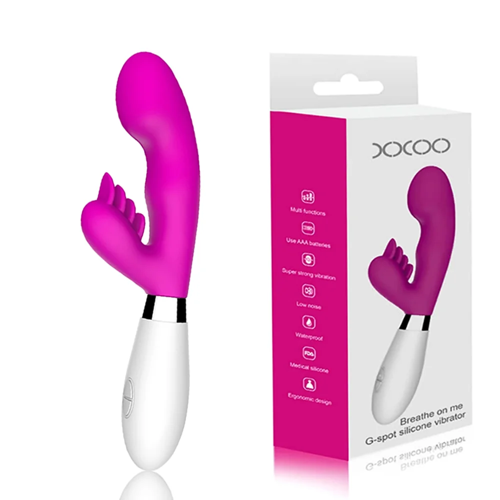 Breathe on me G-spot silicone vibrator