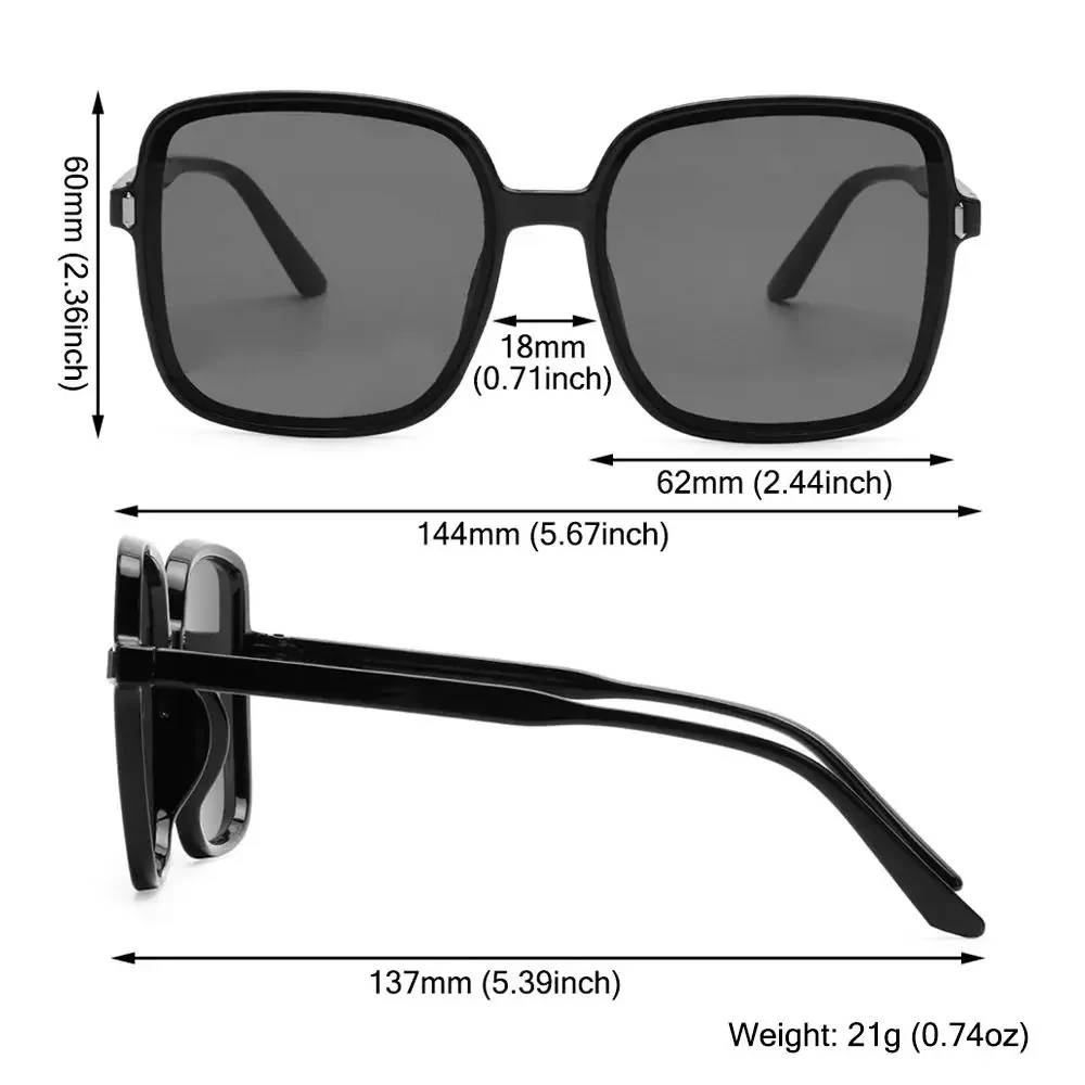 Lentes De Sol Para Mujer Azul Transparente 3