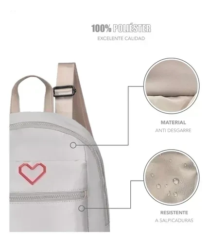 MOCHILA OREIRO LOVE 17052 6