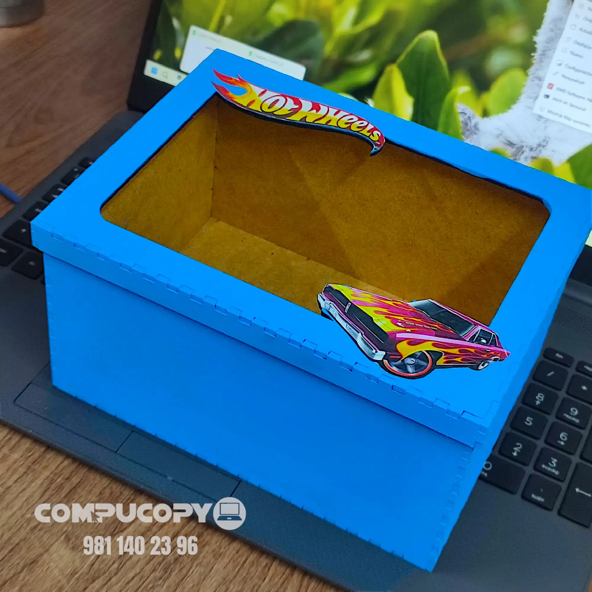 Caja perdonalizada mdf para regalo 20x 10 x 15cm