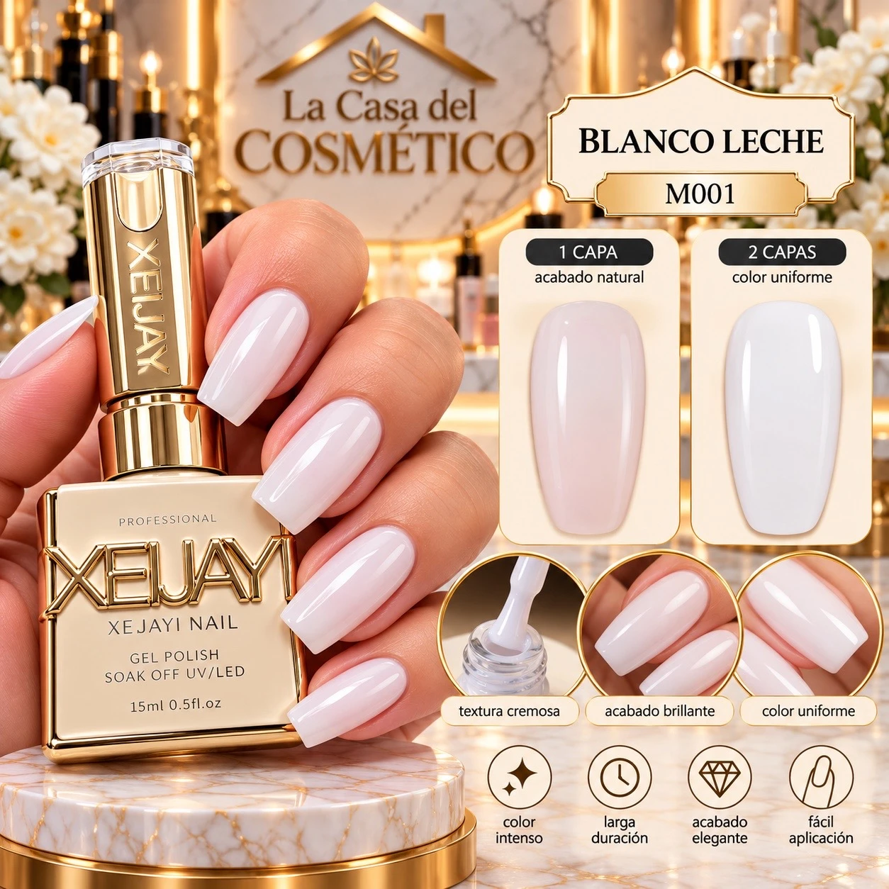 xeijayi encanto de porcelana – blanco leche m001