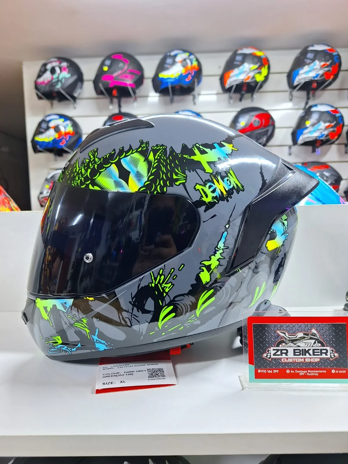 CASCO LS2 VISOR AHUMADO
