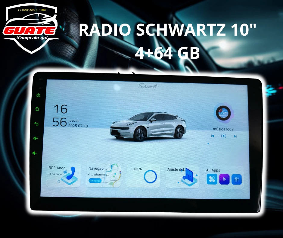 RADIO ANDROID 10" SCHWARTZ&nbsp;