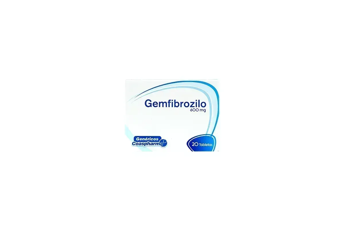 GEMFIBROZILO 600 MG X 20 TBL COAS