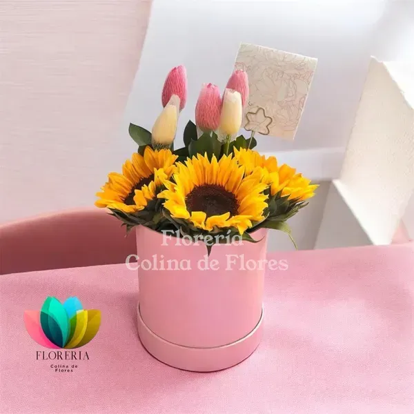 Arreglos con tulipanes